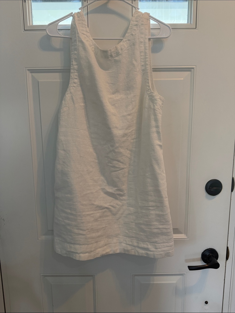 Free People Cream Mini Shift Dress